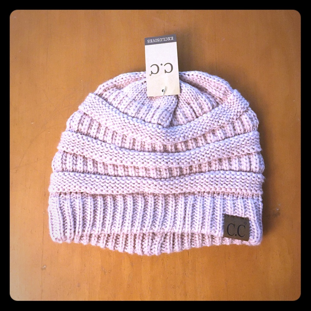 NWT Light Pink Beanie